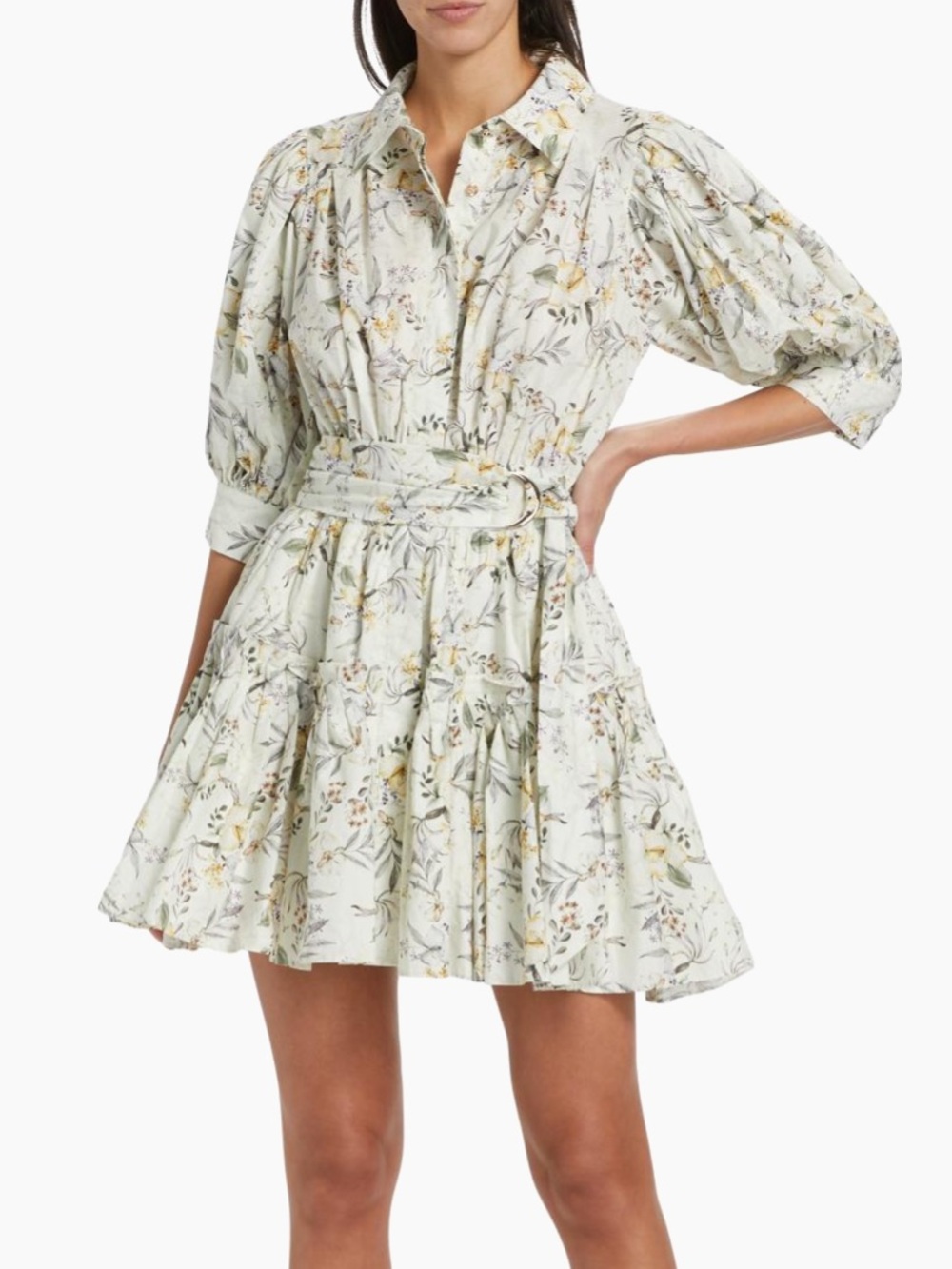 En Saison Mindy Floral Cotton Minidress